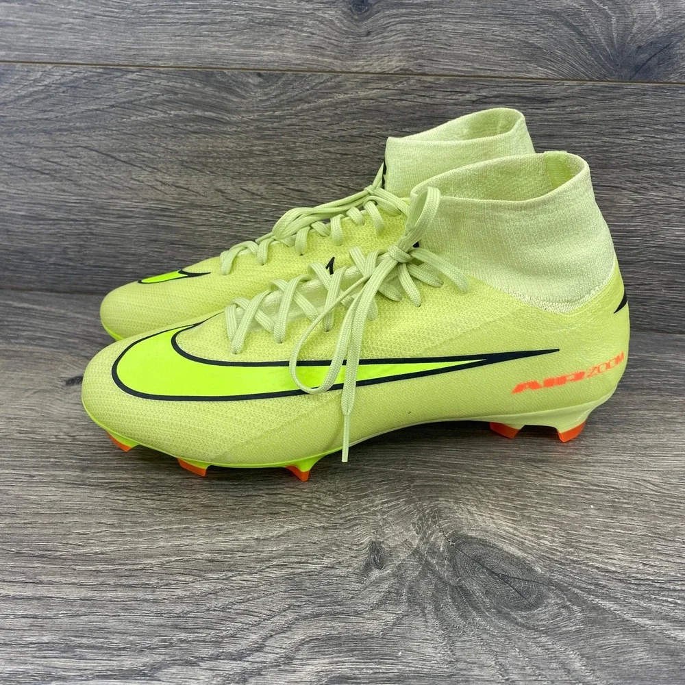Nike Mercurial Superfly 10 PRO Soccer Cleats Mens 7.5 Volt Yellow HF9433-300